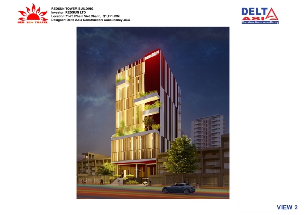 Redsun Tower Building - Xây Dựng Delta Asia - Công Ty Cổ Phần Tư Vấn Xây Dựng Delta - Asia